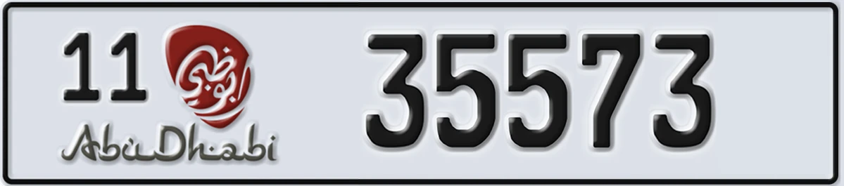 UAE License Plate Abu Dhabi 11 35573