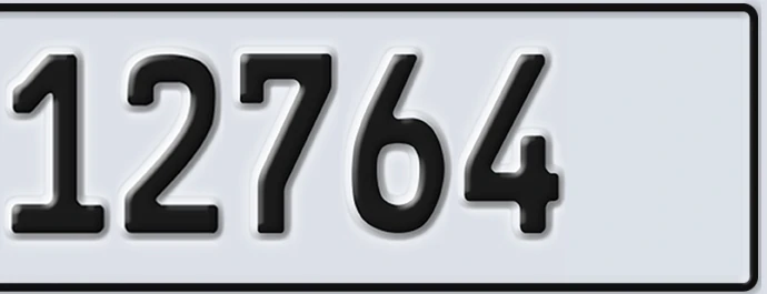 UAE License Plate Abu Dhabi 22 12764