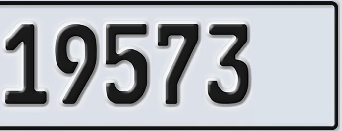 UAE License Plate Abu Dhabi 22 19573