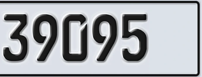 UAE License Plate Abu Dhabi 22 39095