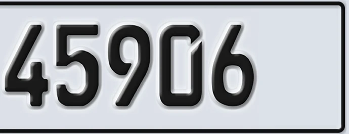 UAE License Plate Abu Dhabi 22 45906