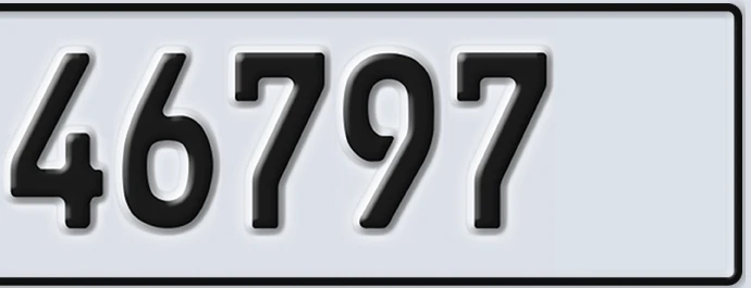 UAE License Plate Abu Dhabi 22 46797