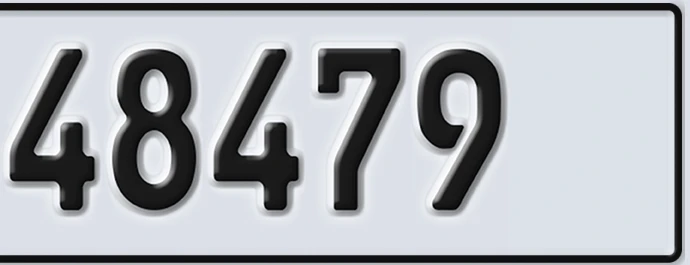 UAE License Plate Abu Dhabi 22 48479