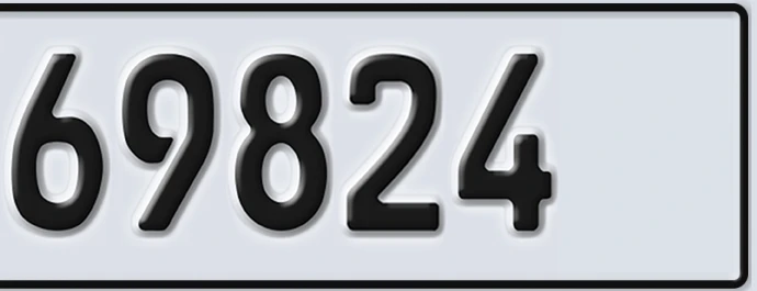 UAE License Plate Abu Dhabi 22 69824