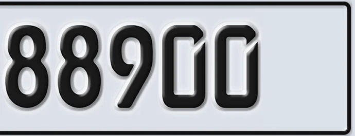 UAE License Plate Abu Dhabi 22 88900