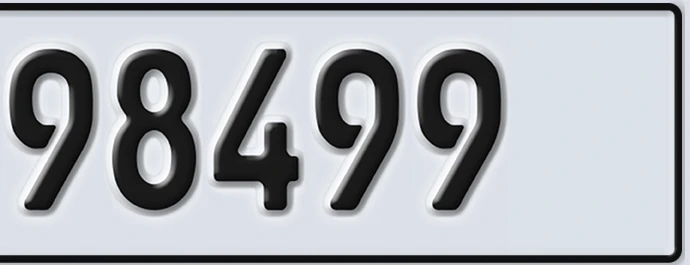 UAE License Plate Abu Dhabi 22 98499