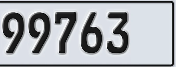 UAE License Plate Abu Dhabi 22 99763