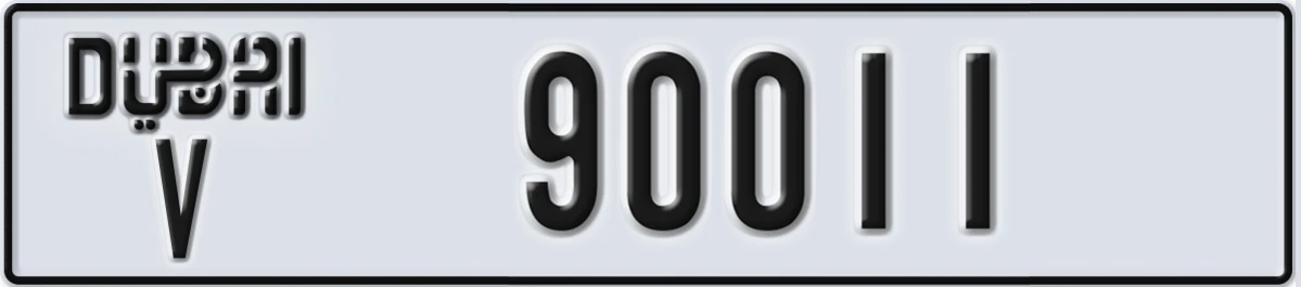 UAE License Plate Dubai V 90011