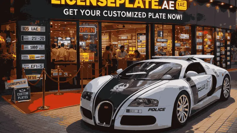 Dubai RTA and Dubai Police: Where to Buy a Number Plate in Dubai and Transfer It Safely