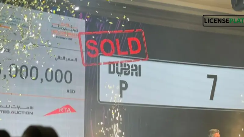 Dubai Plate P7: AED 55 Million, a Bidding Thriller, and Why VIP Numbers in Dubai Radiate Power
