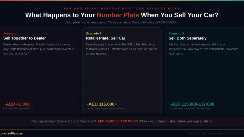 What Happens to Your Number Plate When You Sell Your Car in the UAE?