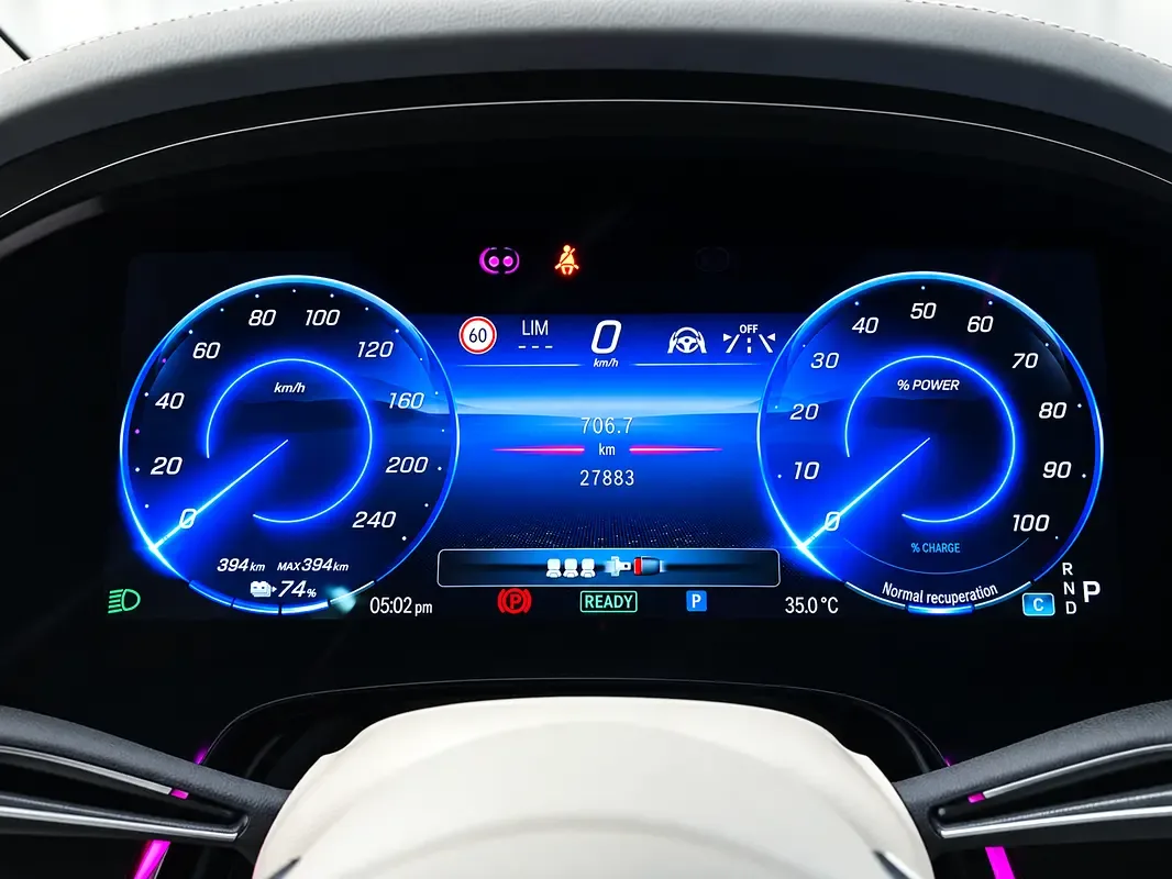 Mercedes-Benz EQS E AT AWD (523 حصان) - 15